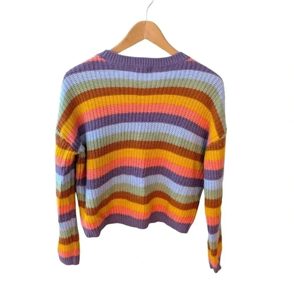 Art Class Girls Multicolor Long Sleeve Knit Crew neck Sweater SZ XL (14-16) - Picture 2 of 5